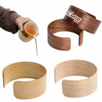 Natural Wooden Heat Insulation Tea Cup Sleeve Holder Ring - printed product
