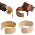 Natural Wooden Heat Insulation Tea Cup Sleeve Holder Ring - blank product