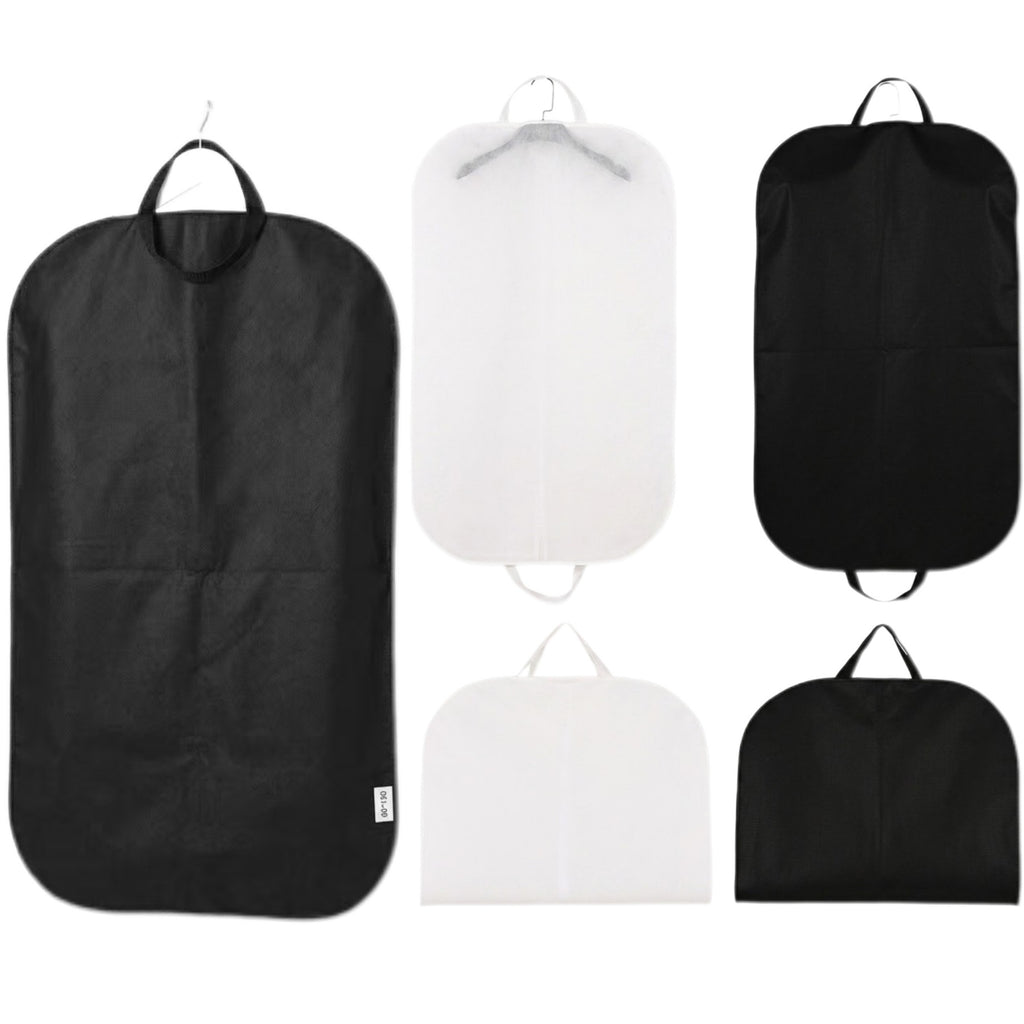 Premium Portable Zippered Dustproof Suit Garment Bag - blank product