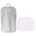 Premium Portable Zippered Dustproof Suit Garment Bag - White