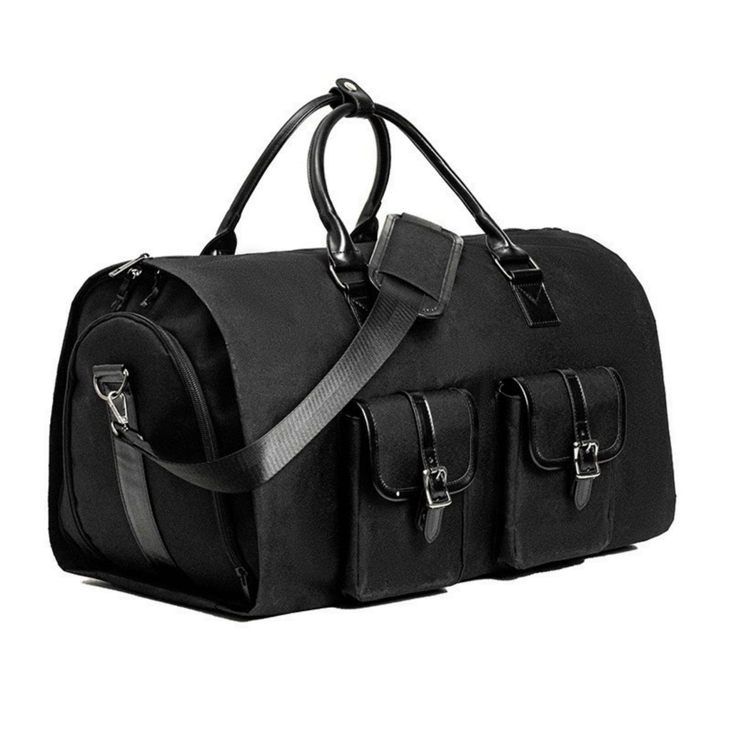 Large Waterproof Mens Business Travel Suit Garment Bag - Black