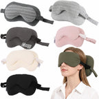 Soft Cotton Striped 2-in-1 Sleep Pillow Mask - printed product