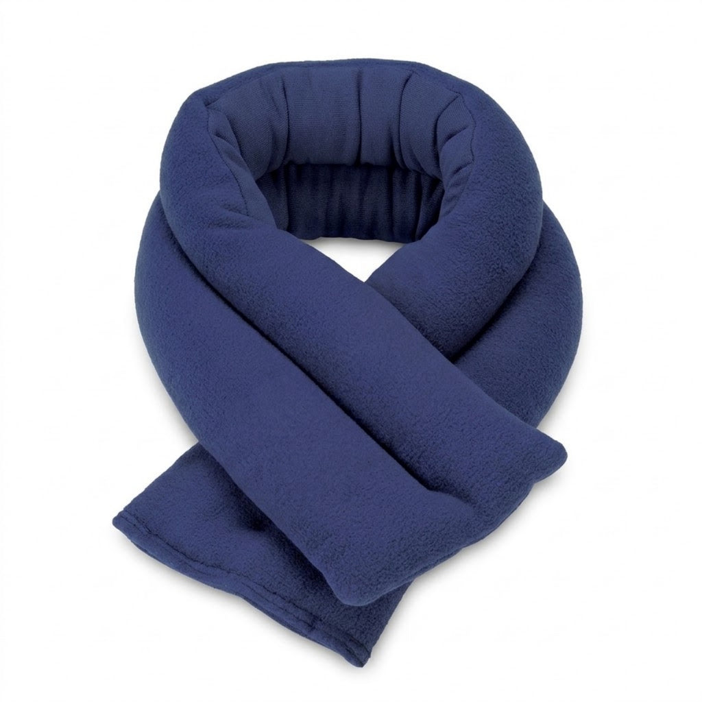 Soothing Microwave Heating Pad For Neck Pain Relief - Dark Blue