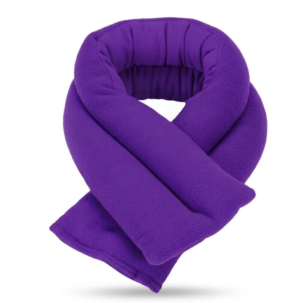 Soothing Microwave Heating Pad For Neck Pain Relief - Purple