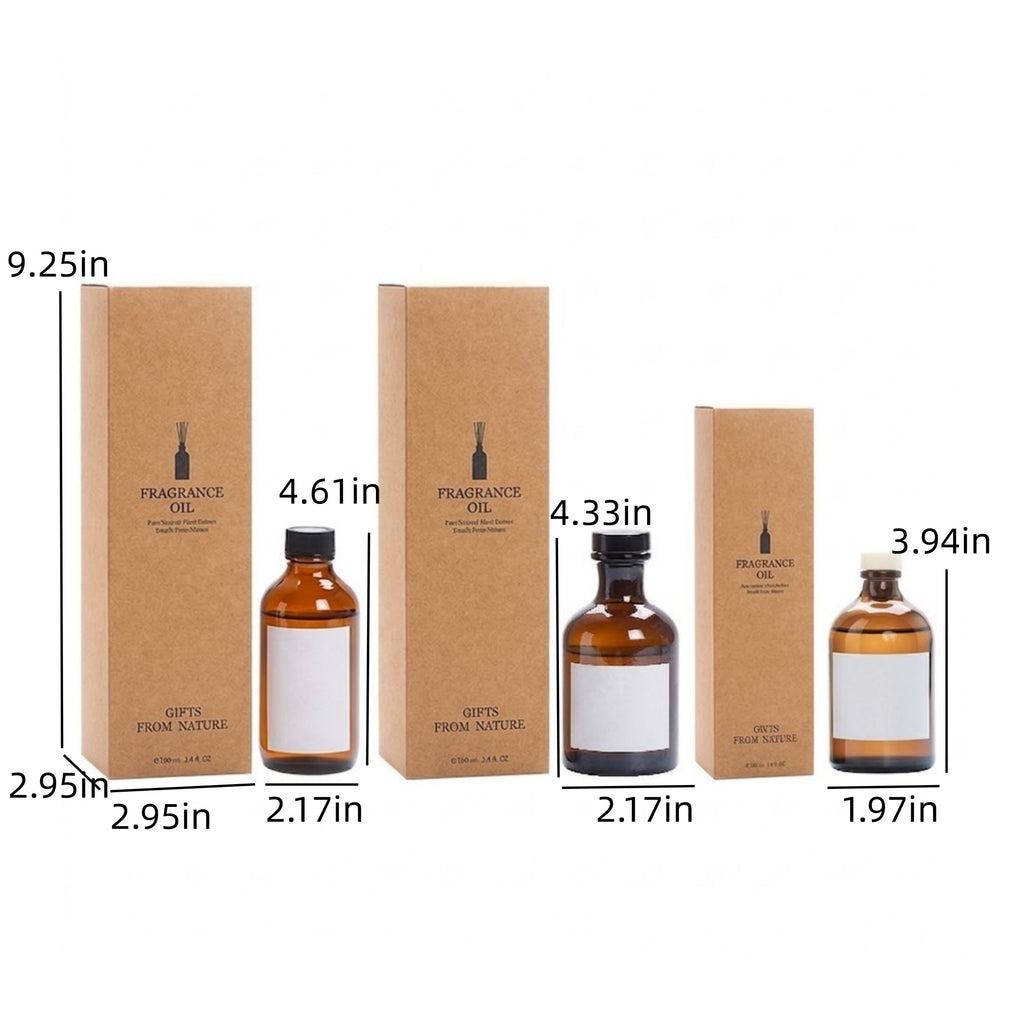 Soothing Aromatherapy Diffuser Oil Refill With Reeds - product size