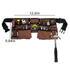 Heavy Duty Wear Resistant Oxford Cloth Tool Waist Pouch - product size