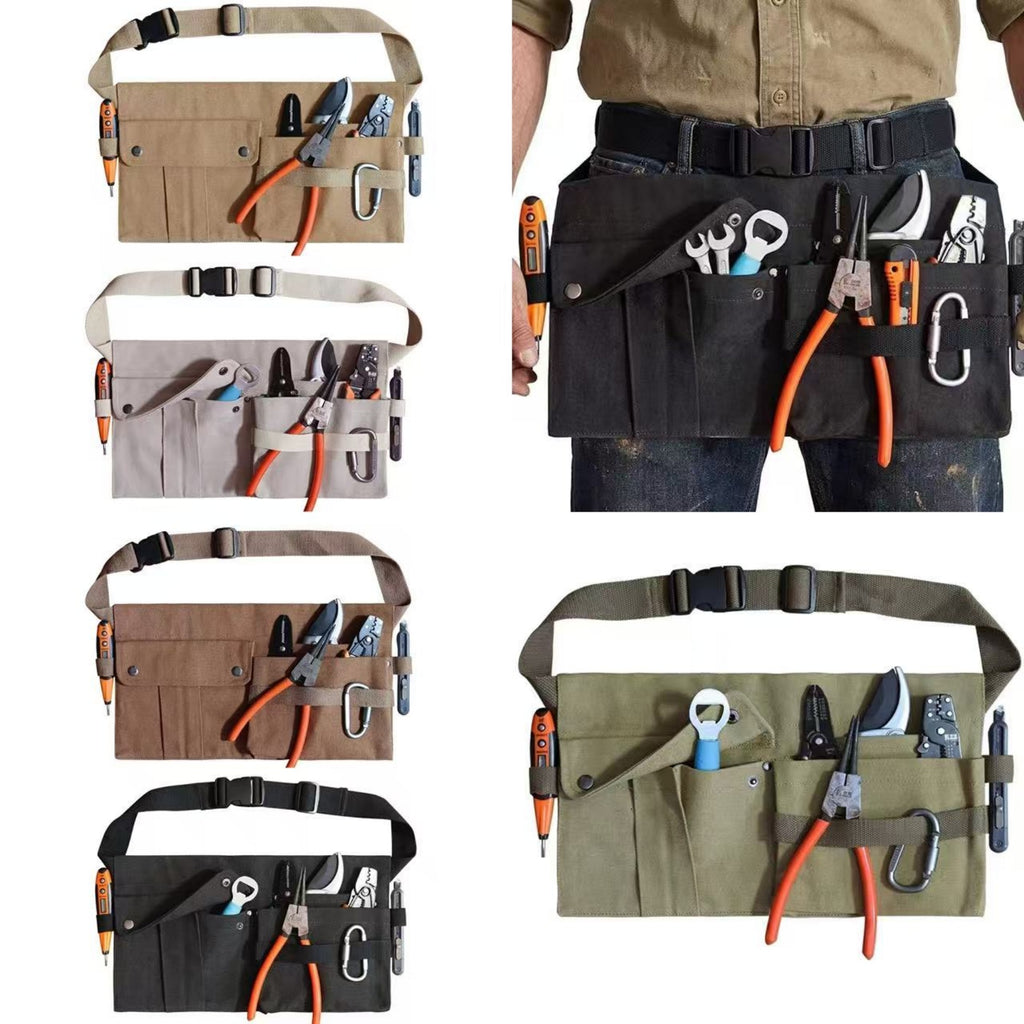 Heavy Duty Durable Canvas Carpenter Construction Tool Belt - blank product