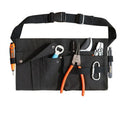 Heavy Duty Durable Canvas Carpenter Construction Tool Belt - Black