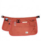 Durable Canvas Multi Pocket Half Apron Tool Organizer - Orange
