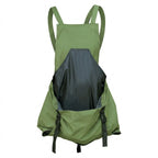 Durable Waterproof Gardening Picking Apron With Large Pouch - Dark Green