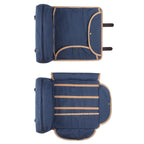 Professional Traveler's Mixology Kit With Canvas Roll Case - Blue