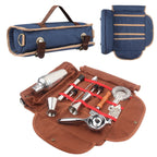 Professional Traveler's Mixology Kit With Canvas Roll Case - 03