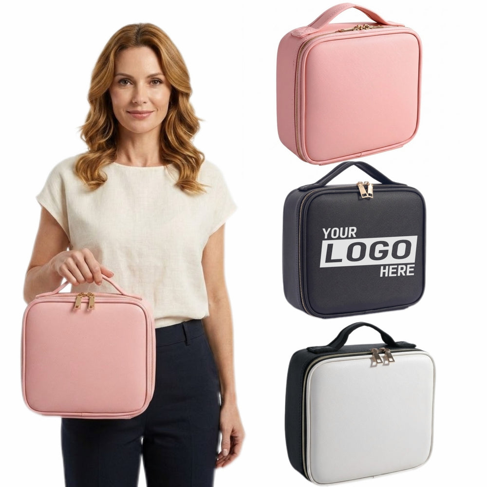 Large Capacity Pro Artist Makeup Travel Case Primary imprint location