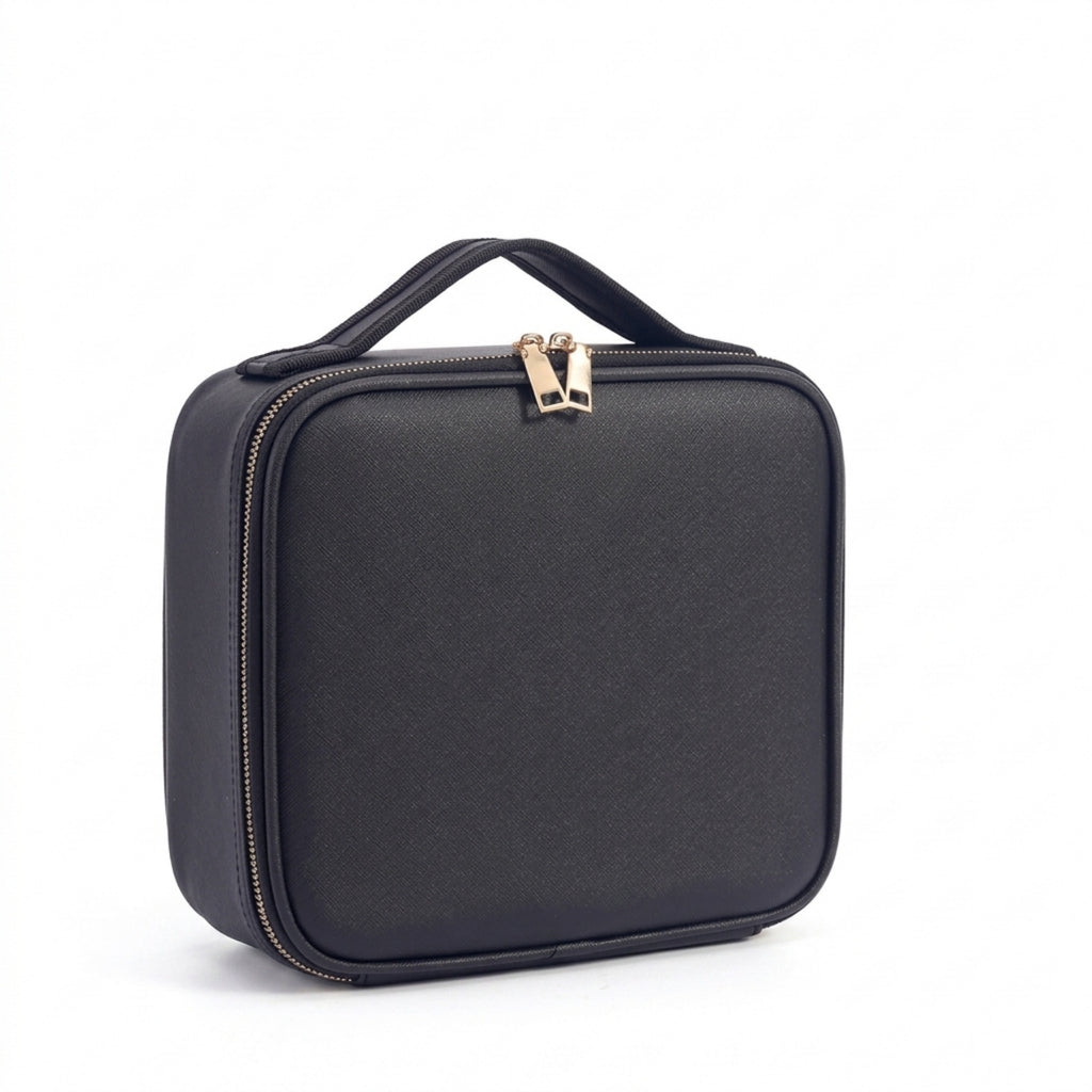 Large Capacity Pro Artist Makeup Travel Case - Black