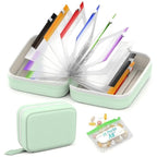 Portable Silicone Travel Pill Organizer Bag Waterproof Set - blank product