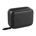 Portable Silicone Travel Pill Organizer Bag Waterproof Set - Black