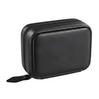 Portable Silicone Travel Pill Organizer Bag Waterproof Set - Black