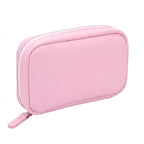 Portable Silicone Travel Pill Organizer Bag Waterproof Set - Pink