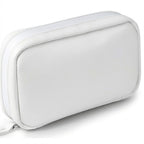 Portable Silicone Travel Pill Organizer Bag Waterproof Set - White
