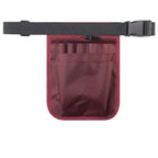 Multi Pocket Nurse Fanny Pack Medical Tool Organizer - Red