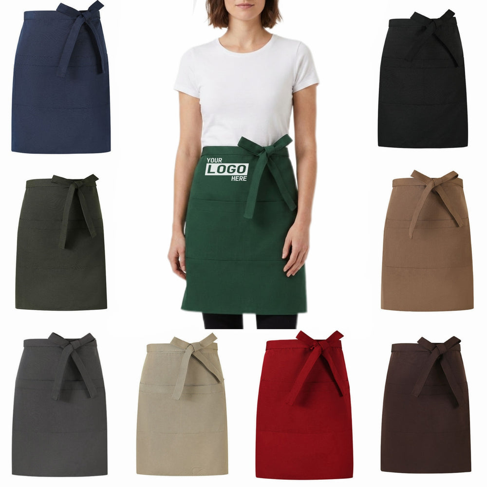 Canvas Waist Apron With Dual Pockets Primary imprint location