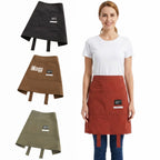Water Resistant Waist Apron With Pockets - printed product