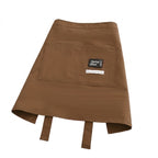 Water Resistant Waist Apron With Pockets - Brown