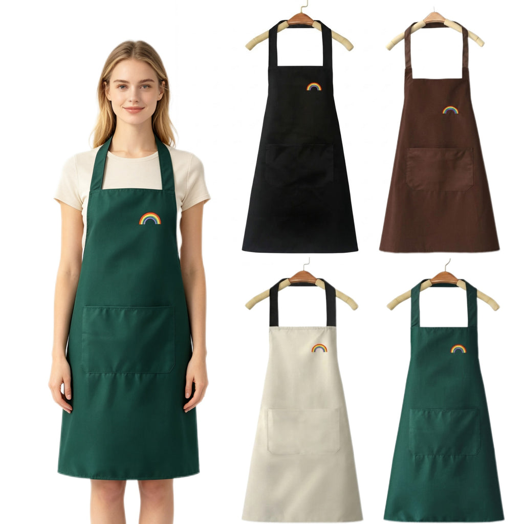 Waterproof Kitchen Apron Rainbow Pattern - blank product