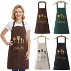 Kitchen Cooking Apron With Utensil Design - blank product