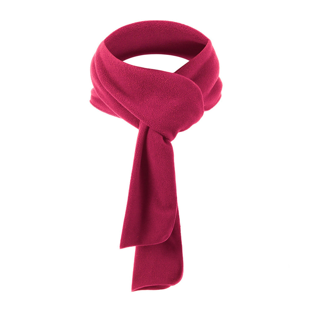 Warm Winter Long Scarf Windproof Neck Gaiter Face Cover - Pink