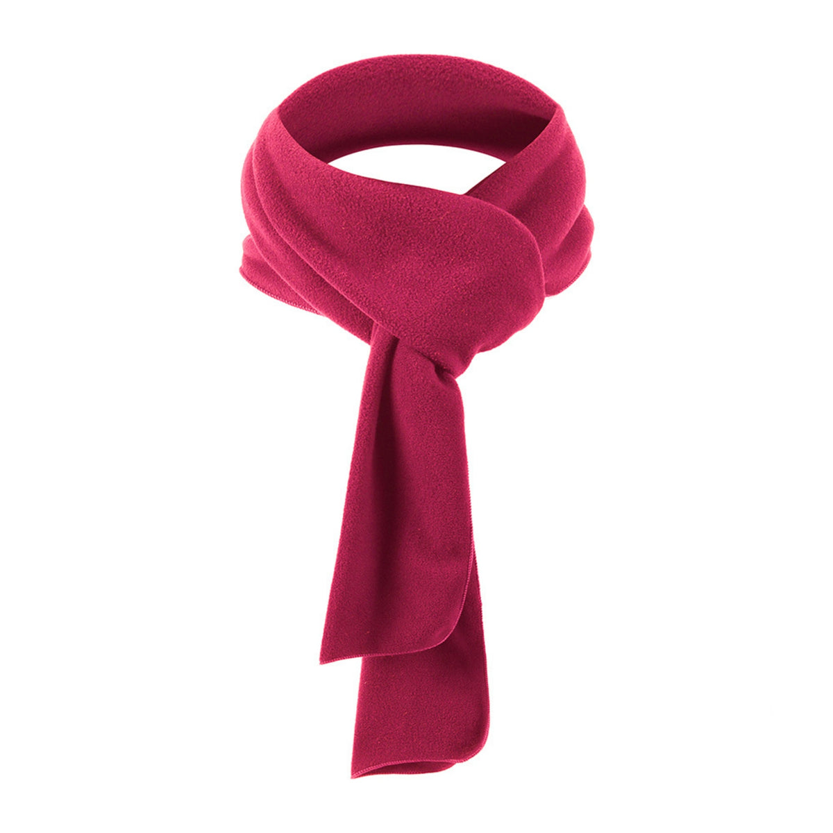 Warm Winter Long Scarf Windproof Neck Gaiter Face Cover - Pink