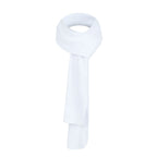 Warm Winter Long Scarf Windproof Neck Gaiter Face Cover - White