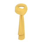 Warm Winter Long Scarf Windproof Neck Gaiter Face Cover - Yellow