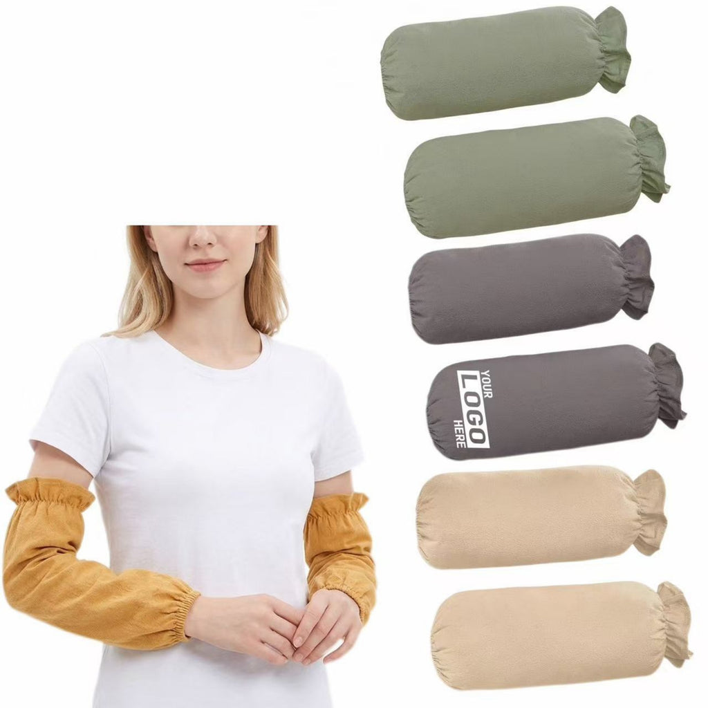 Stain Resistant Cotton Long Trim Housework Sleeves - printed product