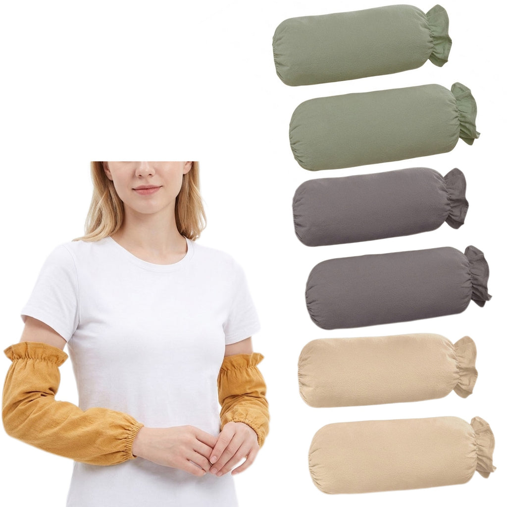 Stain Resistant Cotton Long Trim Housework Sleeves - blank product