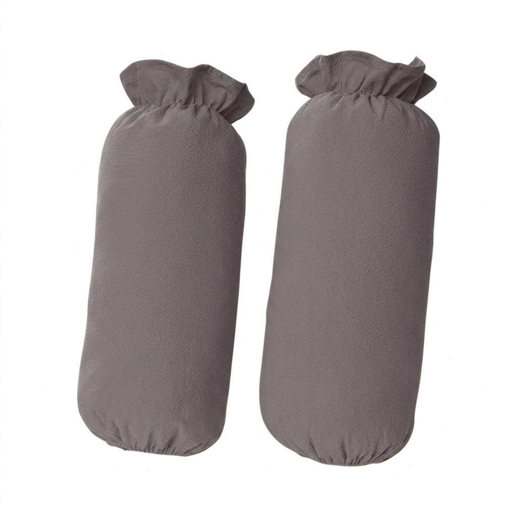 Stain Resistant Cotton Long Trim Housework Sleeves - Grey
