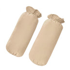 Stain Resistant Cotton Long Trim Housework Sleeves - White