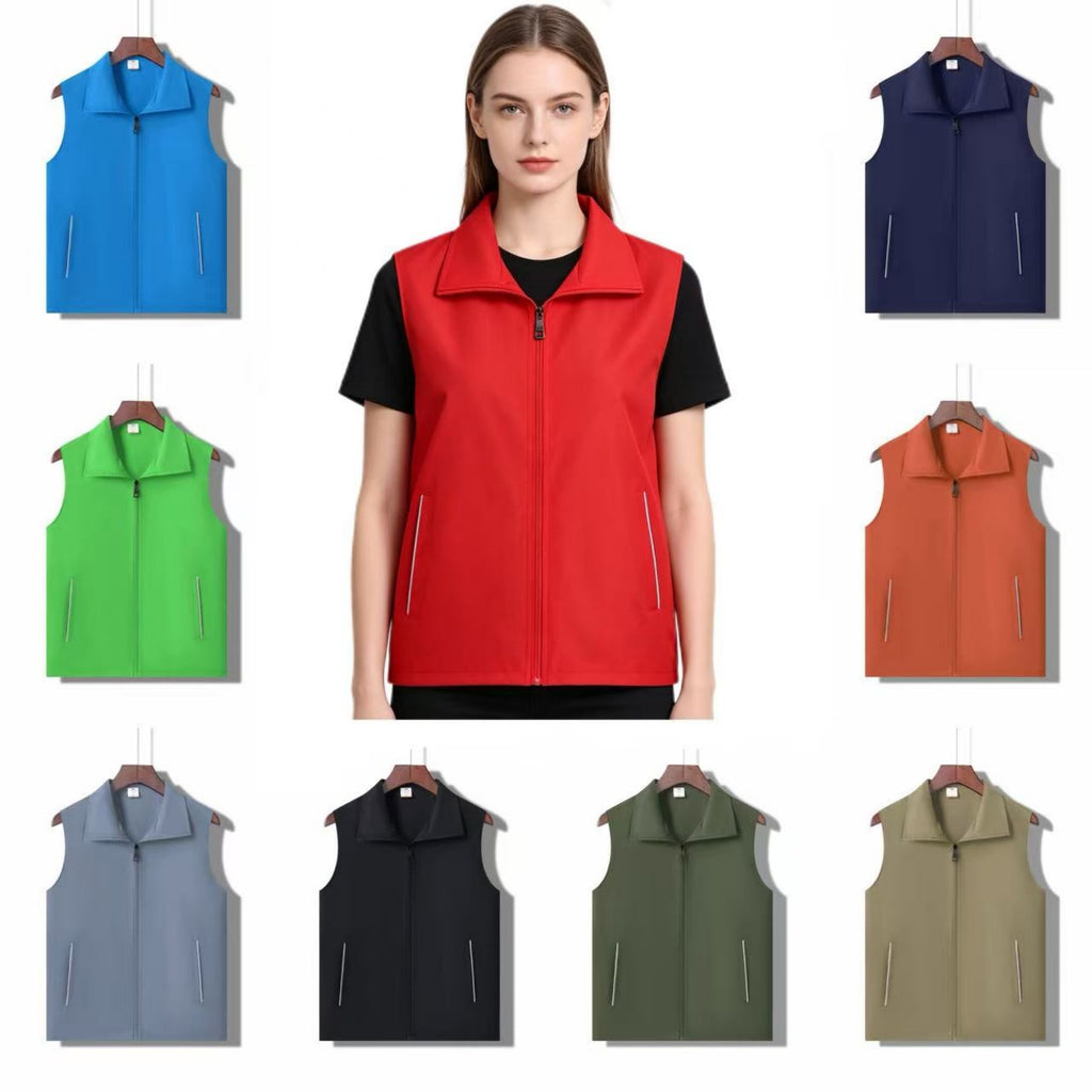 Waterproof Reflective Volunteer Workwear Vest - blank product