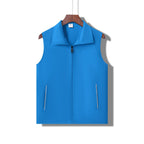Waterproof Reflective Volunteer Workwear Vest - Light Blue