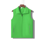 Waterproof Reflective Volunteer Workwear Vest - Light Green