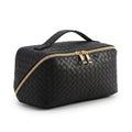 Stylish Large Capacity Portable Pillow Cosmetic Bag - Black