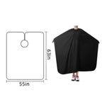 Extra Large Anti Static Hair Cutting Salon Barber Cape - product size