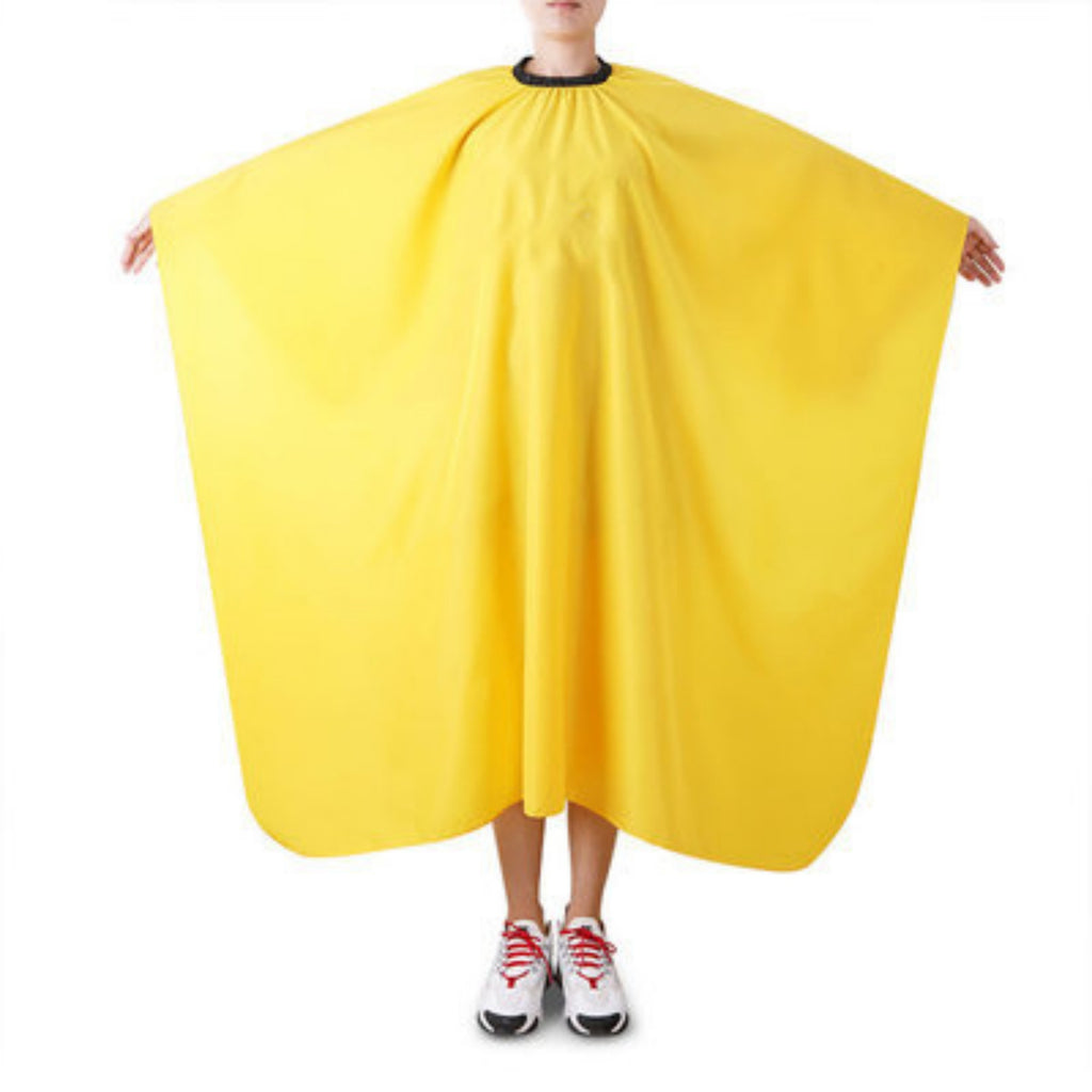 Extra Large Anti Static Hair Cutting Salon Barber Cape - Yellow