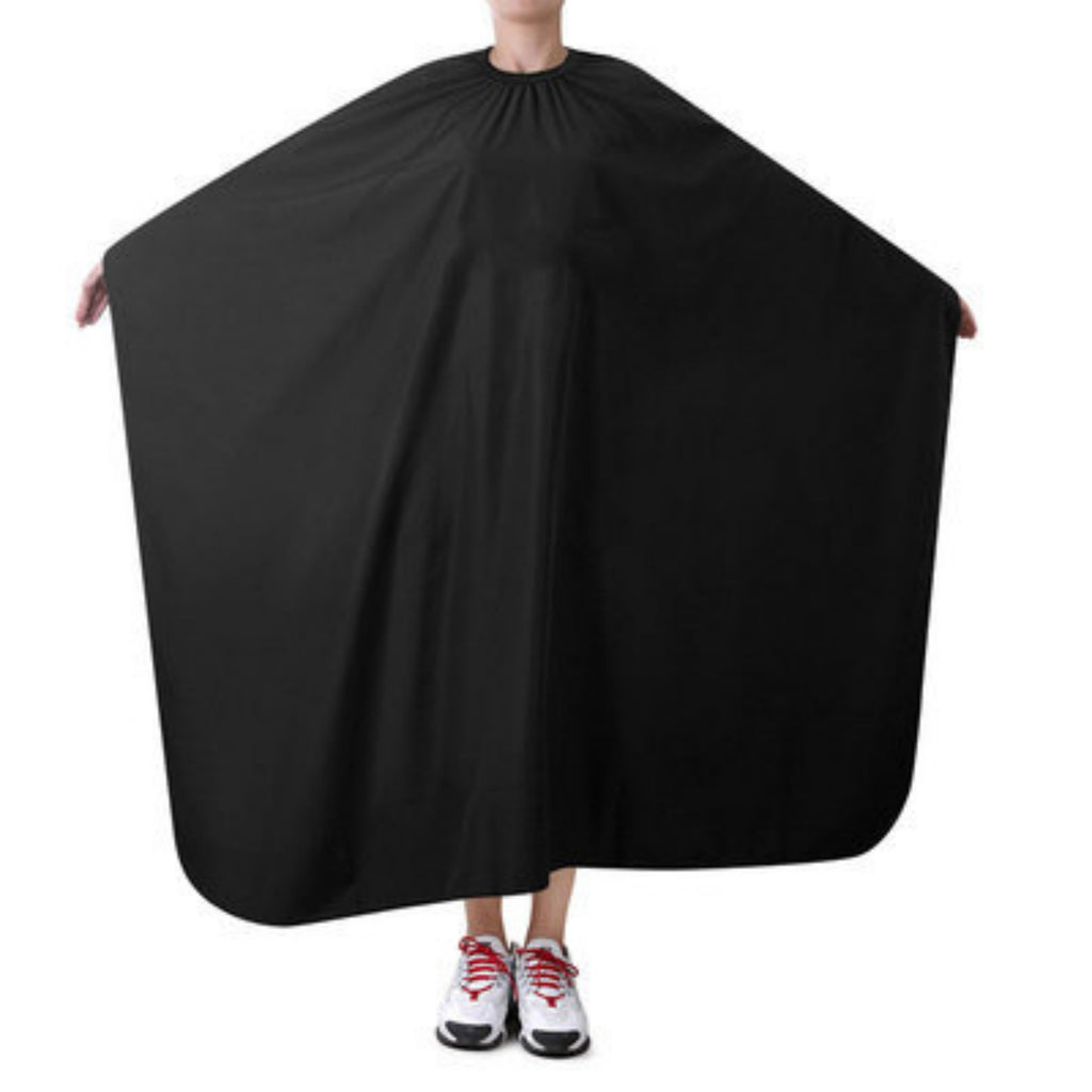 Extra Large Anti Static Hair Cutting Salon Barber Cape - Black