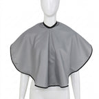 Waterproof Haircut Cape Salon Hair Dyeing Apron - Grey
