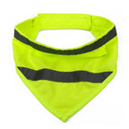 High Visibility Reflective Pet Safety Bandana Scarf - Green