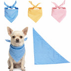 Premium Breathable Polka Dot Pet Triangle Scarf - blank product