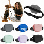 Hands-Free Silicone Dog Training Treat Pouch Waist Bag - printed product