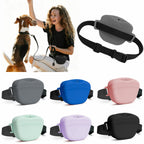 Hands-Free Silicone Dog Training Treat Pouch Waist Bag - blank product