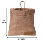 Hands-Free Portable Pet Training Treat Pouch - product size